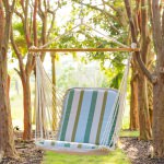 Sunbrella Single Cushion Swing - Gateway Aloe