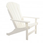 DURAWOOD® Sunrise Adirondack Chair - White