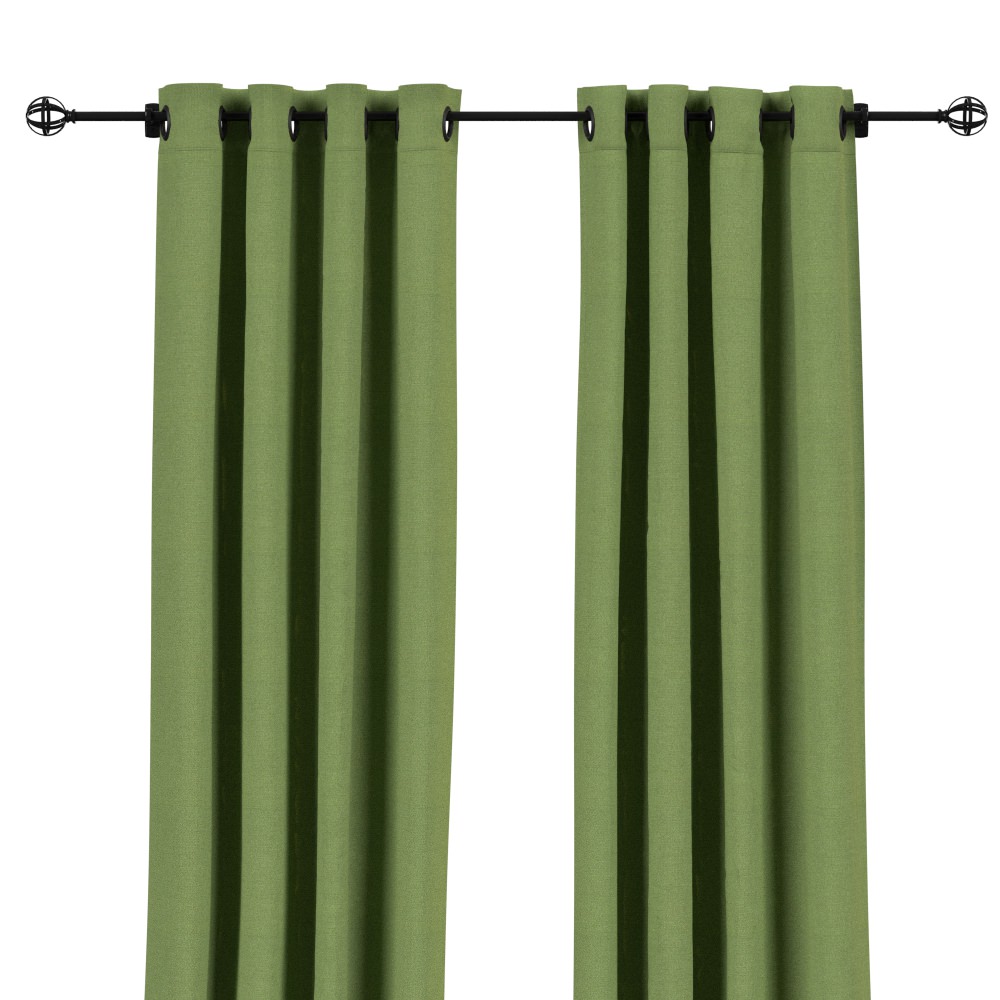 Sunbrella Spectrum Cilantro Outdoor Curtain with Grommets