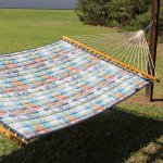 Large Quilted Acrylic Hammock - Parrot