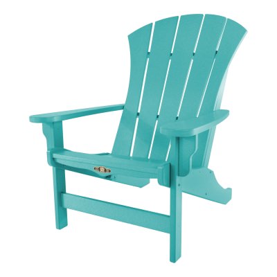 Sunrise Turquoise Durawood Adirondack Chair