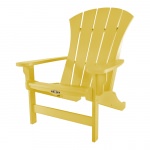 Sunrise Yellow Durawood Adirondack Chair