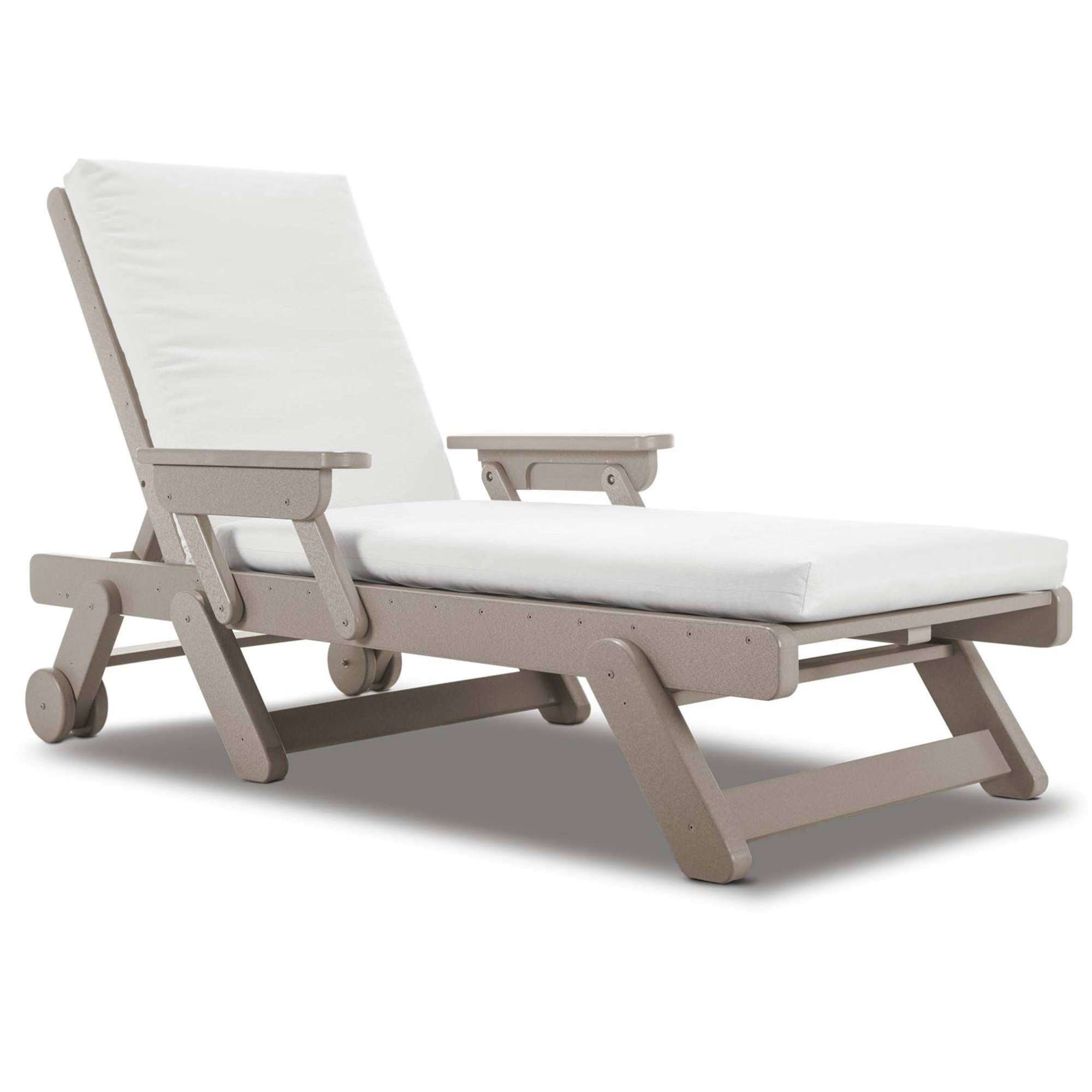 Sanibel Right Arm Sectional Box & Welt Deep Seat Cushion Lounge Chair With  Marine Grade Polymer Frame - Pool Furniture Supply
