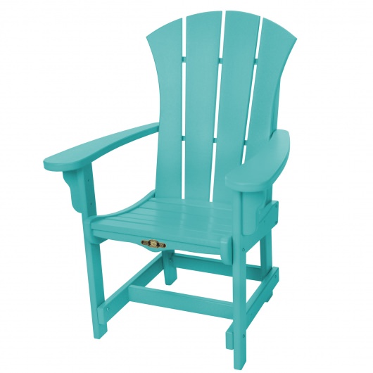 DURAWOOD® Sunrise Dining Chair with Arms - Turquoise
