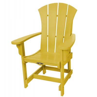 Sunrise Dining Durawood Chair with Arms - Yellow