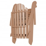 DURAWOOD® Essentials Folding Adirondack Chair - Cedar