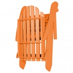 DURAWOOD® Essentials Folding Adirondack Chair - Orange