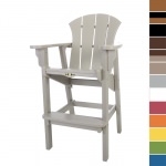 Sunrise Bar Height Dining Gray Durawood Chair