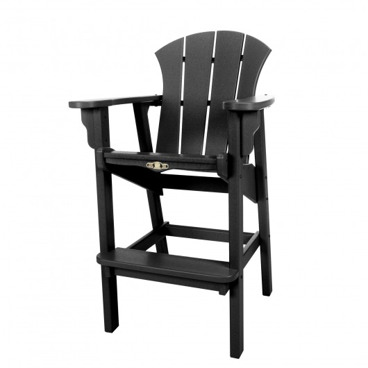DURAWOOD® Sunrise Bar Height Dining Chair - Black