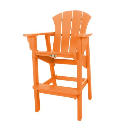 Sunrise Bar Height Dining Orange Durawood Chair
