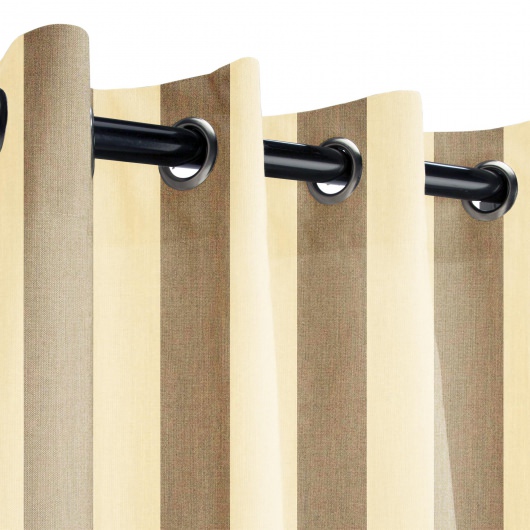 Sunbrella® Regency Sand with Nickel Plated Grommets - 50 in. x 108 in.