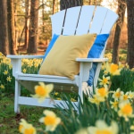 Sunrise White Durawood Adirondack Chair