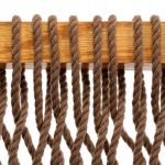 Curved Arm Double Duracord Rope Swing - Antique Brown