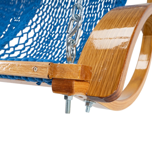 Bent Oak Double DURACORD® Rope Swing - Coastal Blue