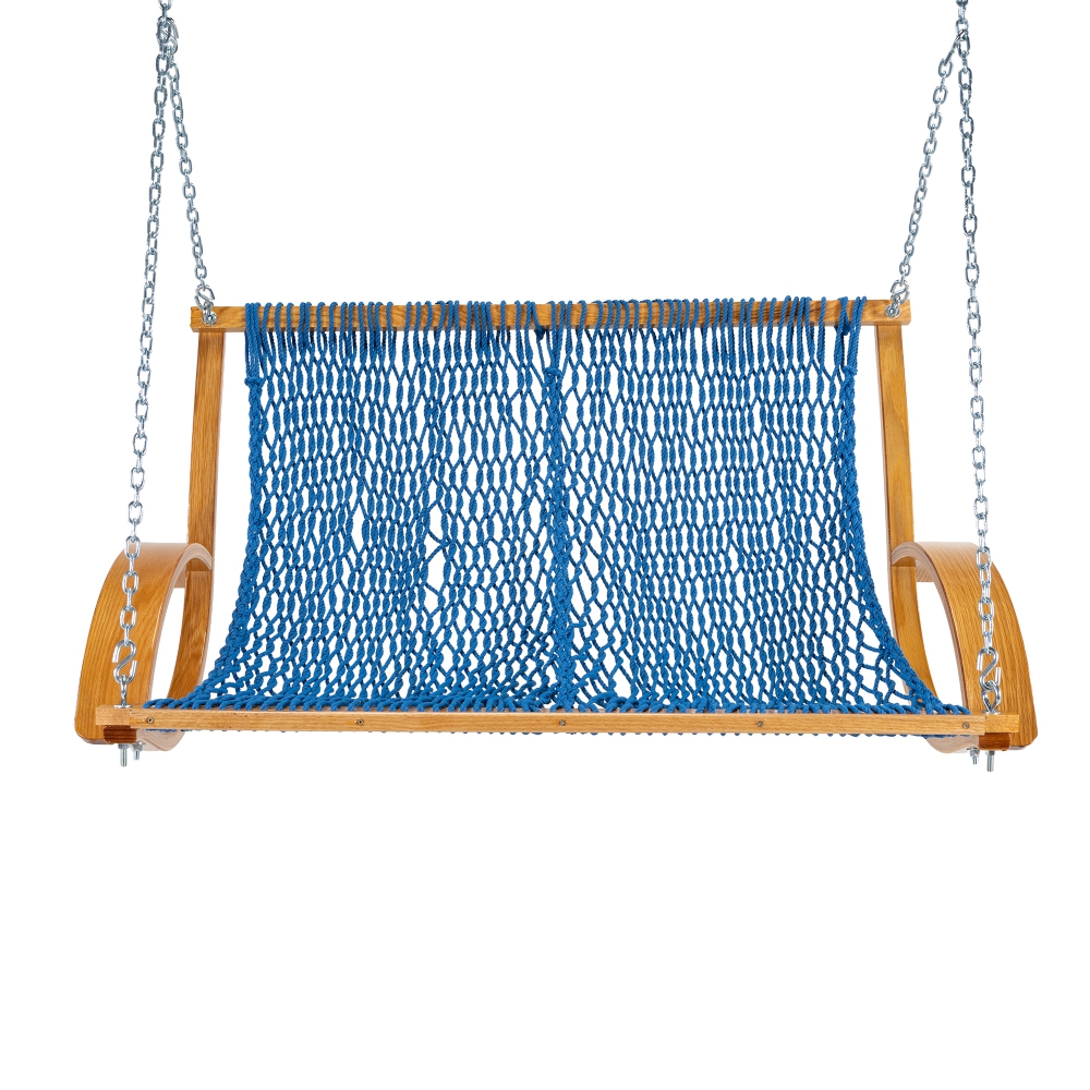 Bent Oak Double DURACORD® Rope Swing - Coastal Blue