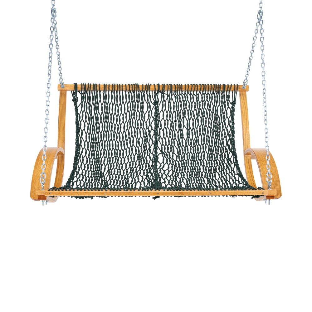 Bent Oak Double DURACORD® Rope Swing - Green