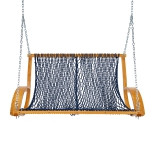 Bent Oak Double DURACORD® Rope Swing - Navy