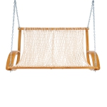 DURACORD® Curved Arm Double Rope Swing - Oatmeal
