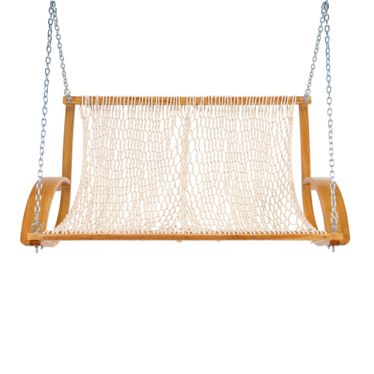 DURACORD® Curved Arm Double Rope Swing - Oatmeal