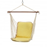 Polyester Cushioned Single Swing - Canary Yellow