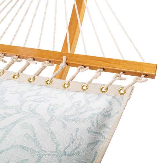 Large Bella Dura Tufted Hammock with Detachable Pillow - Atoll Mist