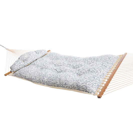 Large Bella Dura Tufted Hammock with Detachable Pillow - Atoll Royalty