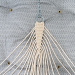 Large Bella Dura Tufted Hammock with Detachable Pillow - Festoon Pewter