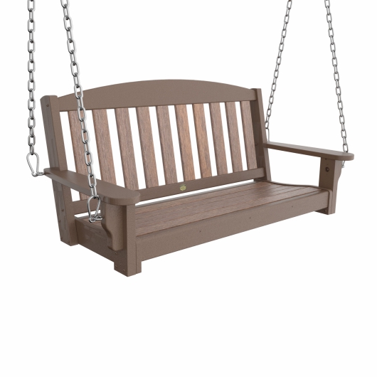 DURAWOOD® Poly Heritage Woodgrain Porch Swing