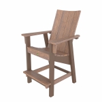 DURAWOOD® Poly Woodgrain Refined Counter Height Chair