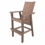 DURAWOOD® Poly Heritage Woodgrain Refined Bar Height Chair