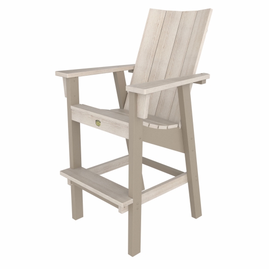 DURAWOOD® Poly Heritage Woodgrain Refined Bar Height Chair