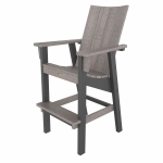 DURAWOOD® Poly Heritage Woodgrain Refined Bar Height Chair