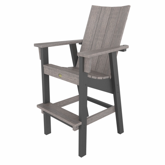 DURAWOOD® Poly Heritage Woodgrain Refined Bar Height Chair