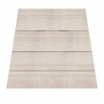 DURAWOOD® Legacy Woodgrain Modern Tete-A-Tete Table - Birchwood and Weatherwood