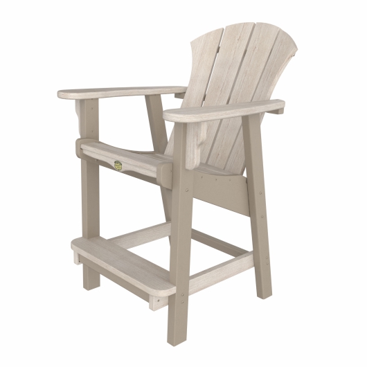 DURAWOOD® Poly Woodgrain Sunrise Counter Height Chair