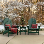 DURAWOOD® Poly Essentials Adirondack Chair and Side Table