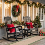 DURAWOOD® Poly 3 Piece Vertical Porch Rocker Set