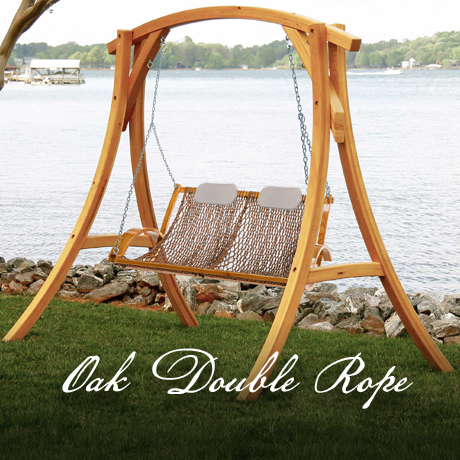 Oak Double Swings