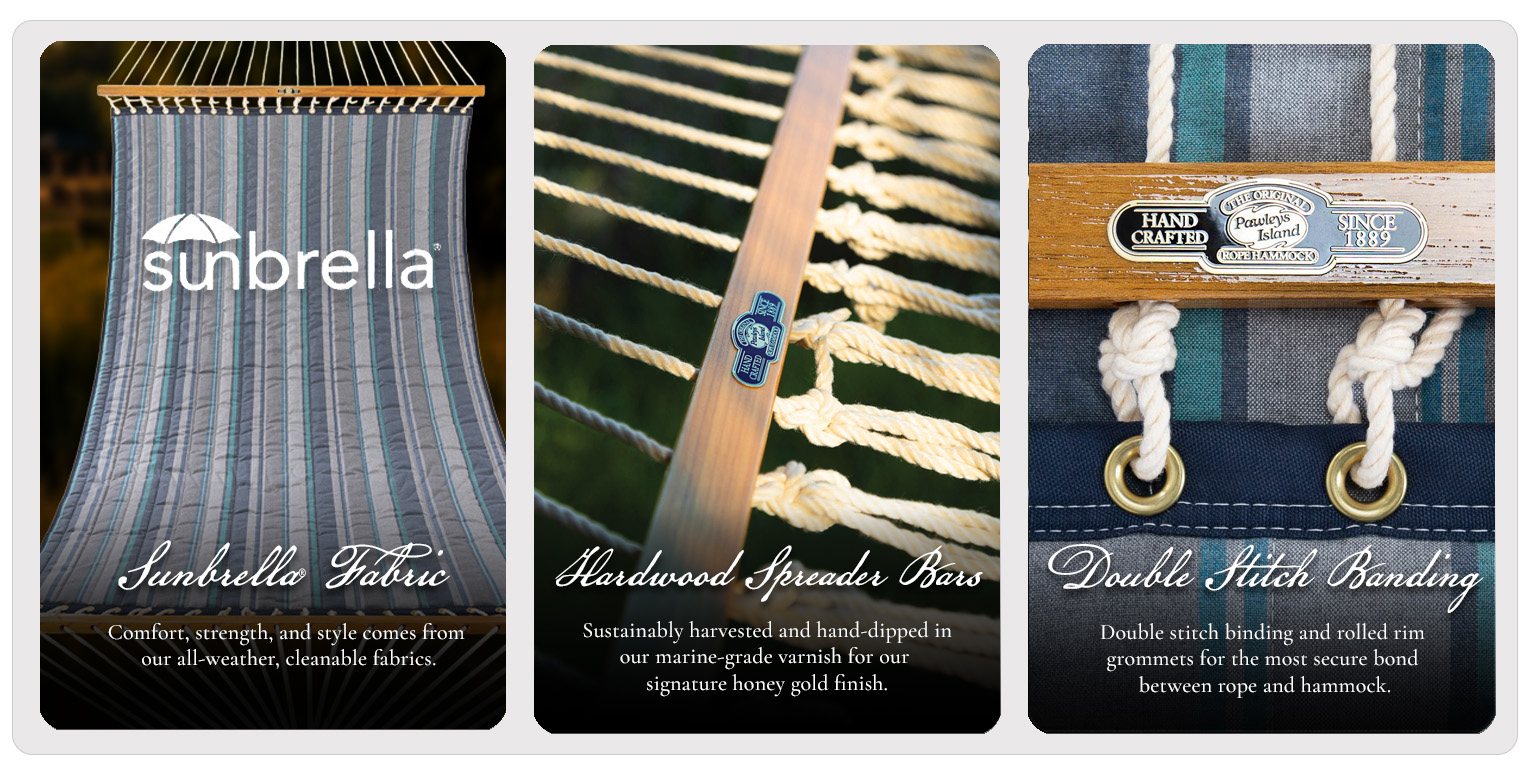 Quilted Hammocks Features