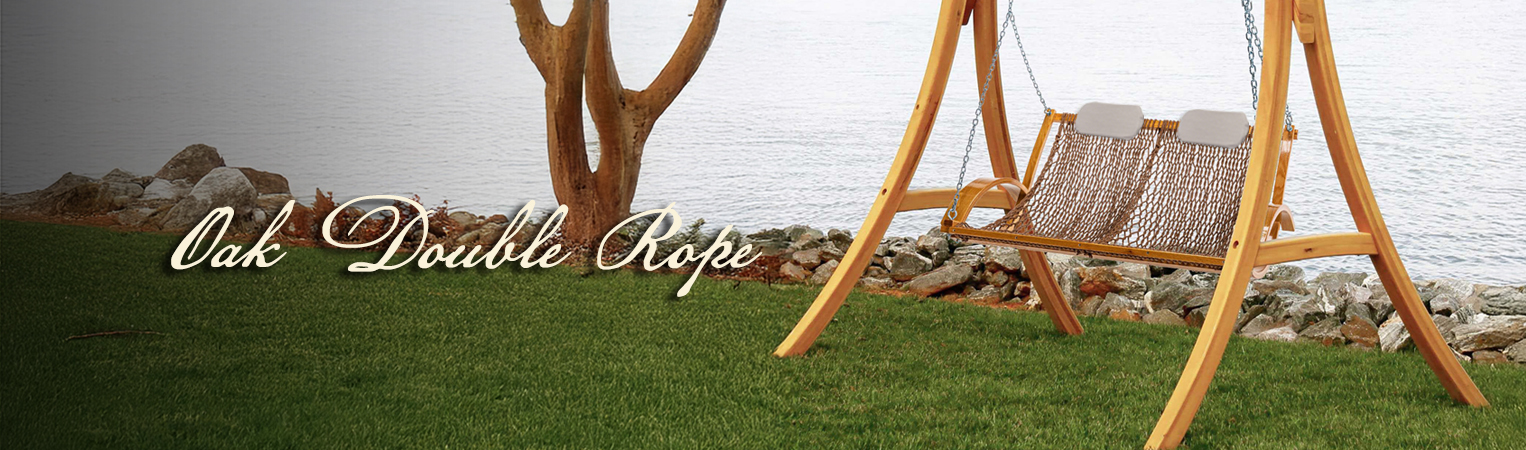 Oak Double Rope Swing