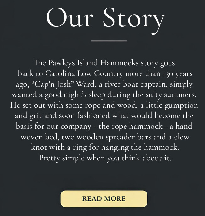 The Pawley's Island Hammocks Story