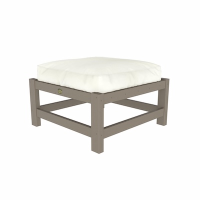Durawood Deep Seating Ottoman with Sunbrella Cushion